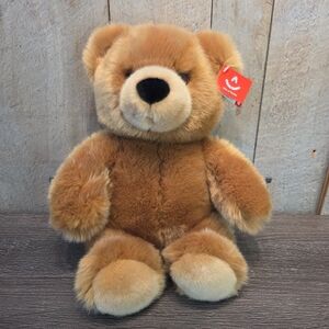 Aurora Brown Bear 13" Plush Toy Teddy Bear Soft Stuffed Animal Seated NWT New